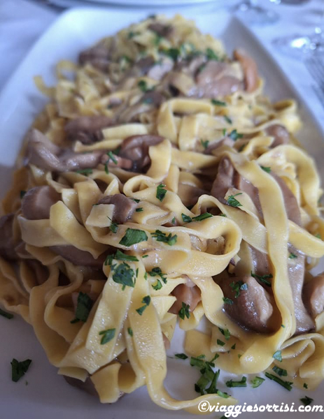 tagliatelle ai funghi porcini castello di torrechiara