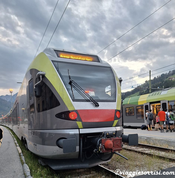 PISTA CICLABILE SAN CANDIDO LIENZ RIENTRO IN TRENO